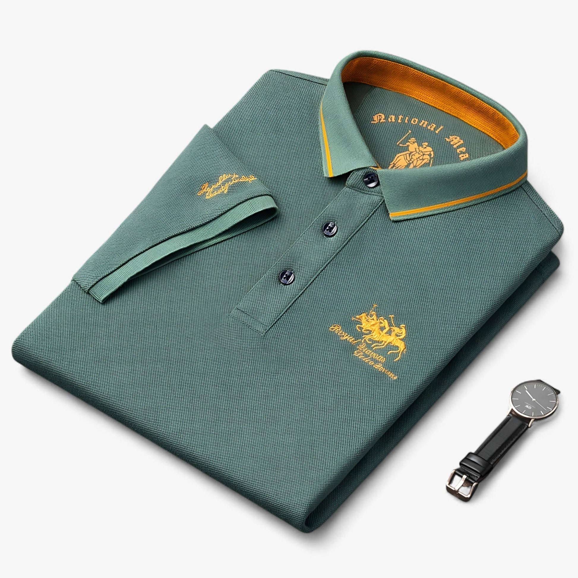 Polo Homme Piqué Coton Uni - Coupe Droite, Plusieurs Tailles et Couleurs
