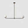 Pendelleuchte : Lampe Suspension Alba en Albâtre et Bronze dans de Roselva