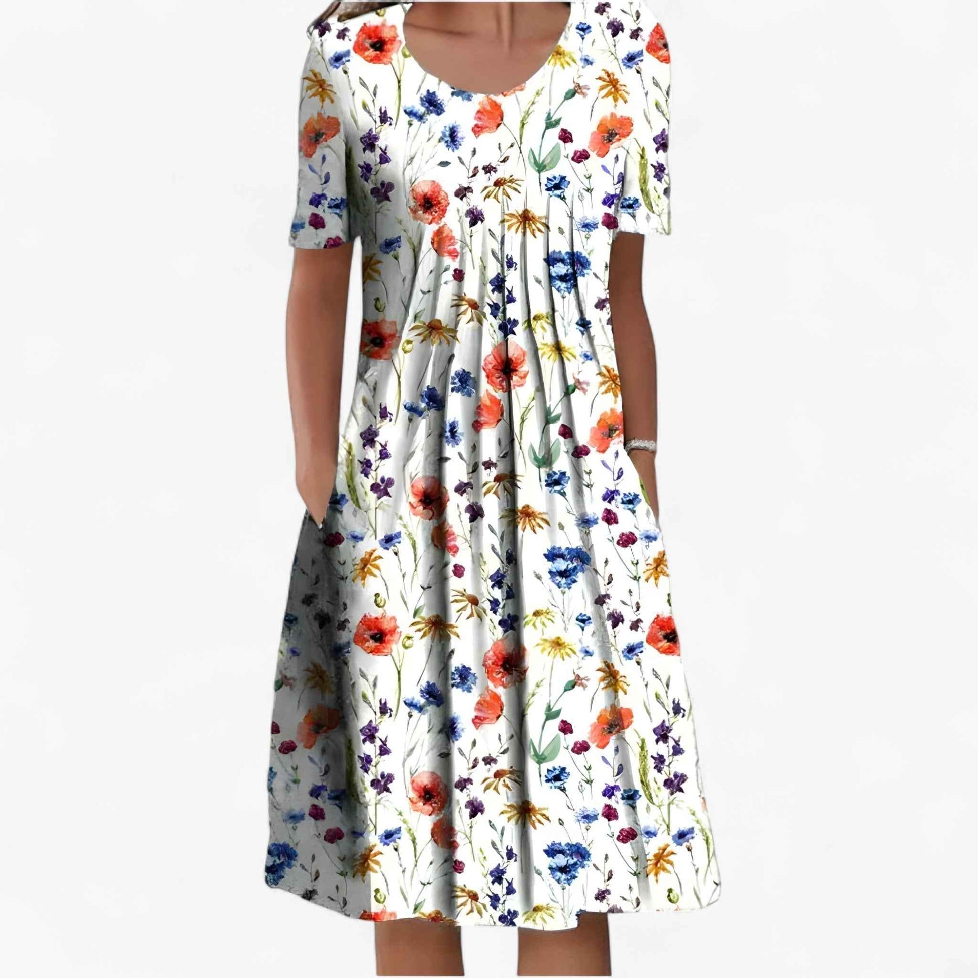 Robe d'été Femme en Coton Léger Respirant S-XL - Plusieurs Couleurs