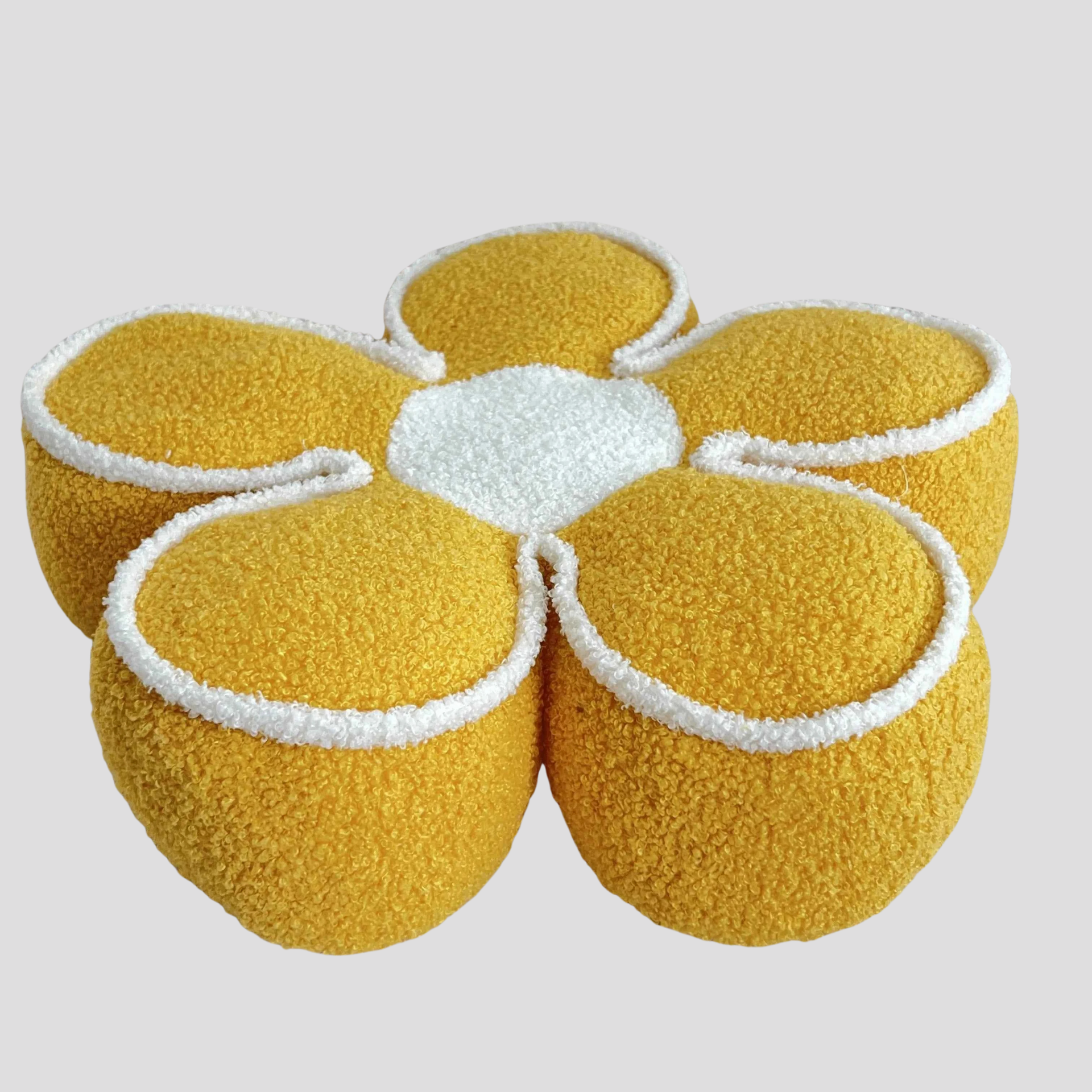 Coussins décoratifs : Coussin Décoratif en Forme de Tournesol Coton dans de Marche Lino