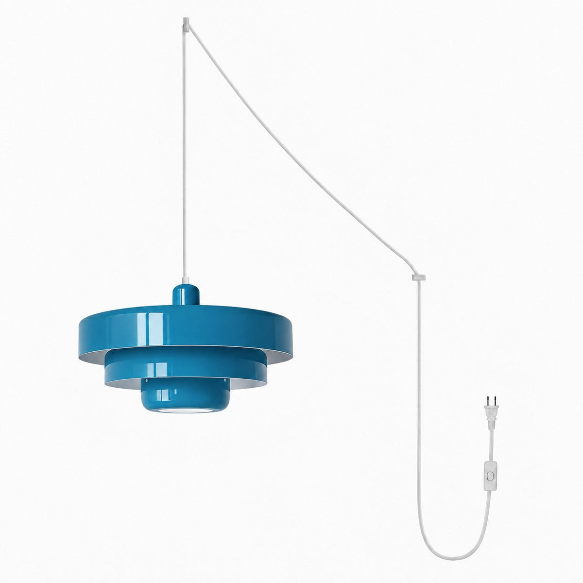 Suspension Bauhaus Rétro à Brancher - Multicolore