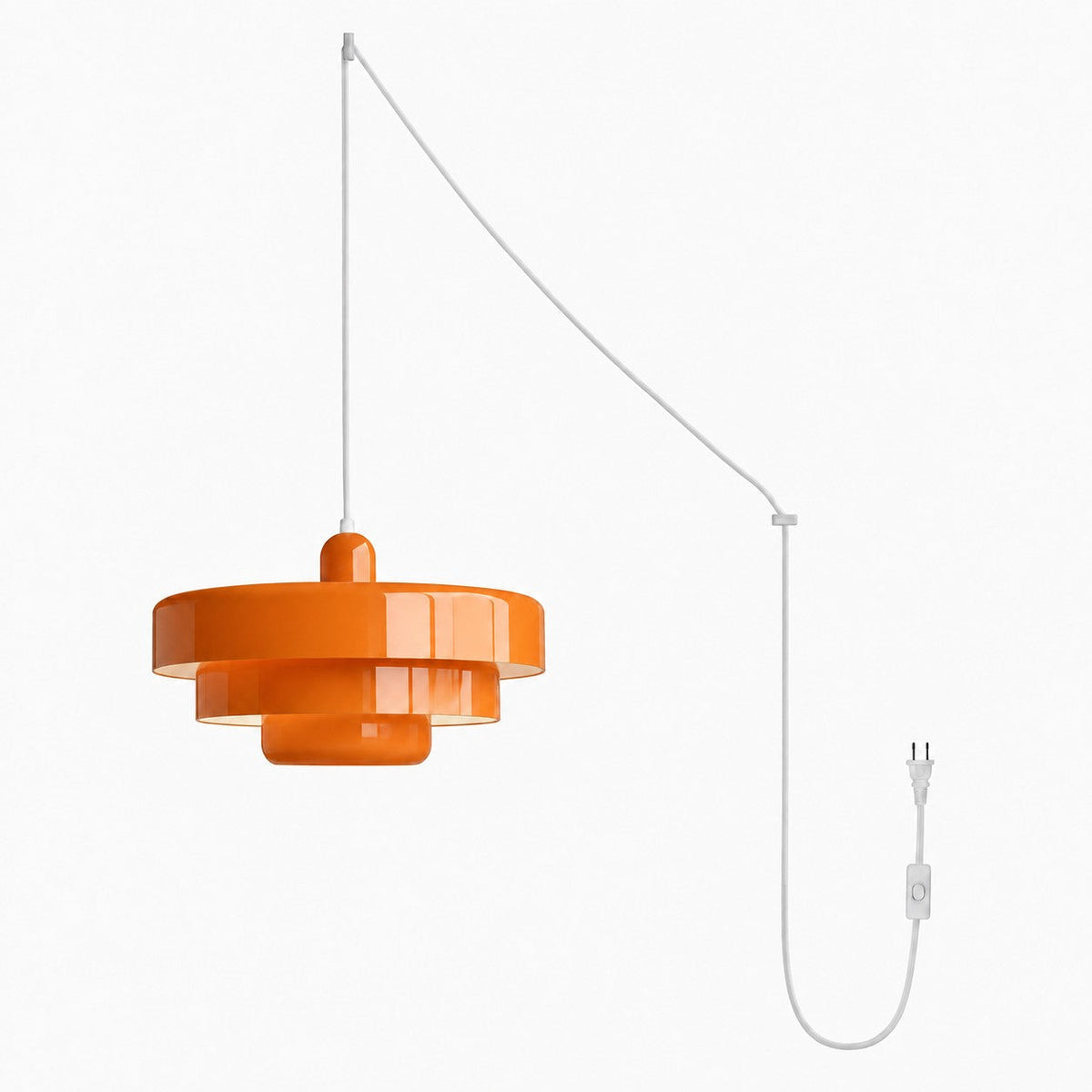 Suspension Bauhaus Rétro à Brancher - Multicolore