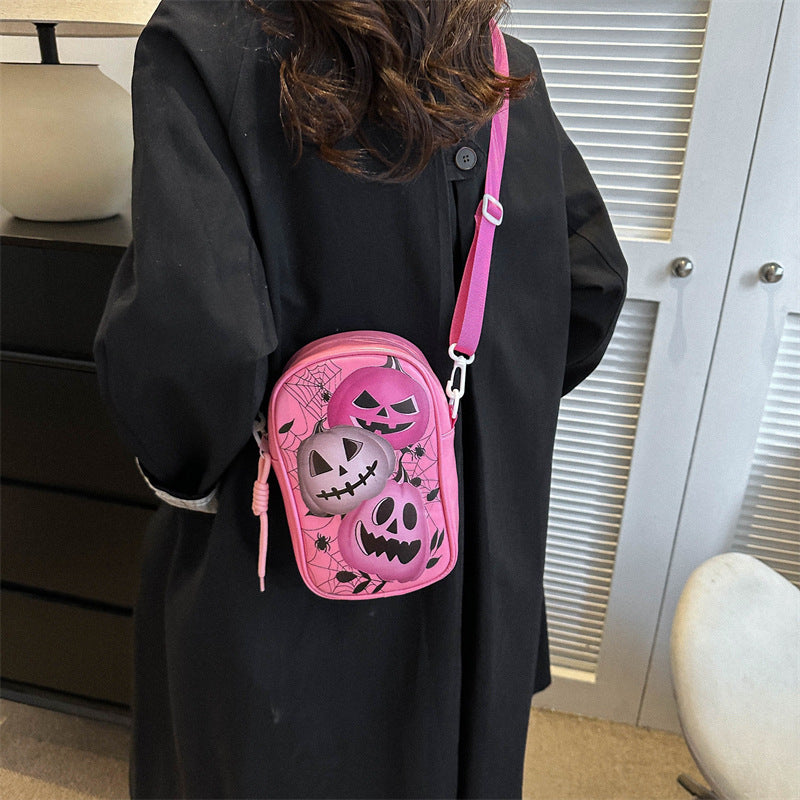 Gifts – Seasonal – Halloween : Sac à bandoulière Halloween femme - Design citrouille compact dans de Pantinoshop