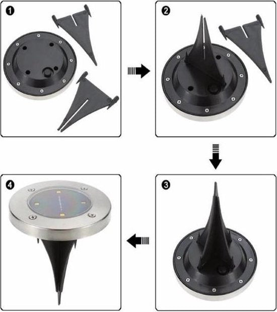 Éclairage de jardin solaire LED sans fil Deluxe - Illuminez votre jardin en toute simplicité