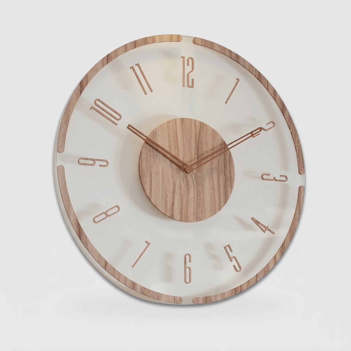 Wall Clocks : Horloge Murale Carrée Bois – Design Vintage Best-Seller dans de Marche Lino