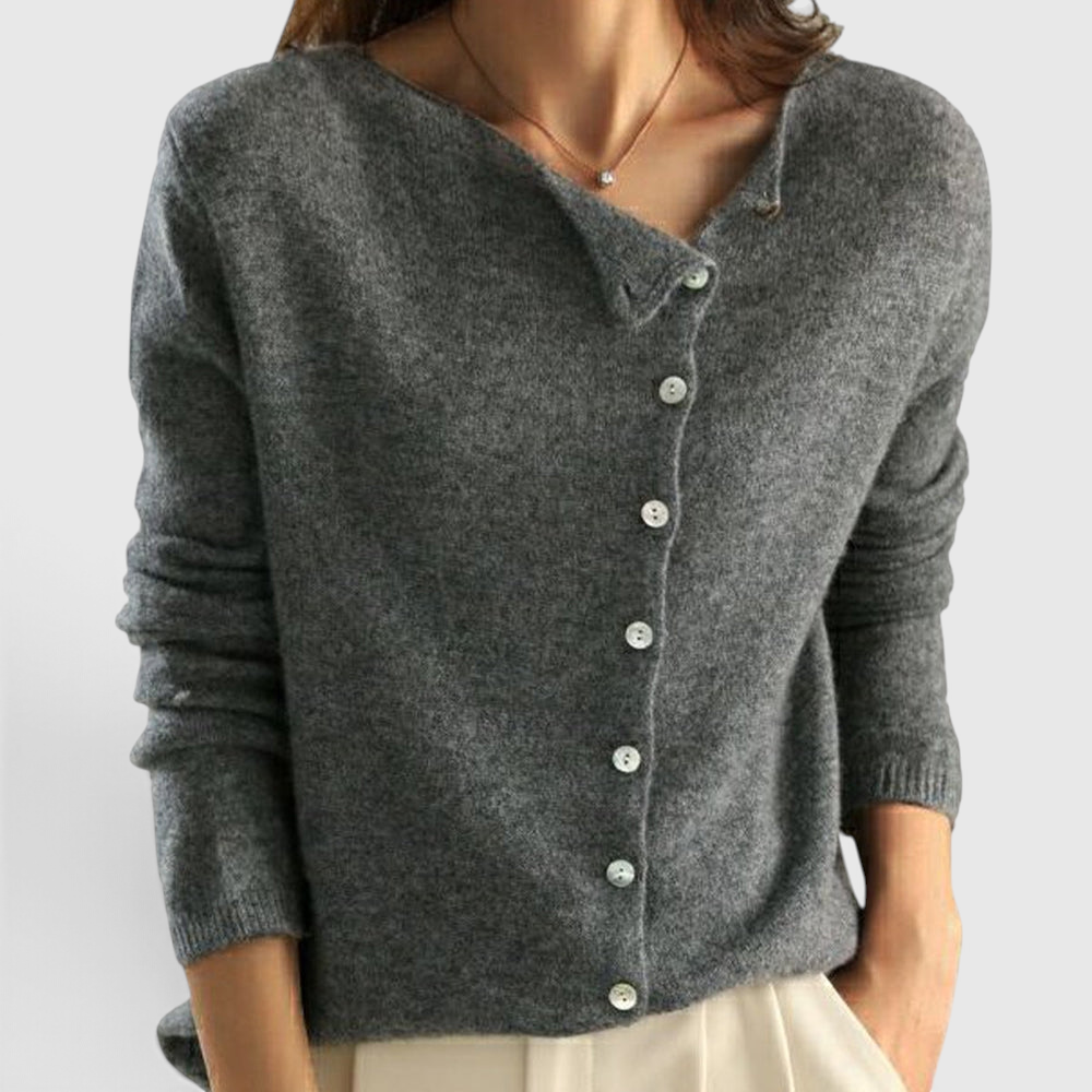 Cardigan en Laine Élégant Femme - Pièce Légère à Superposer