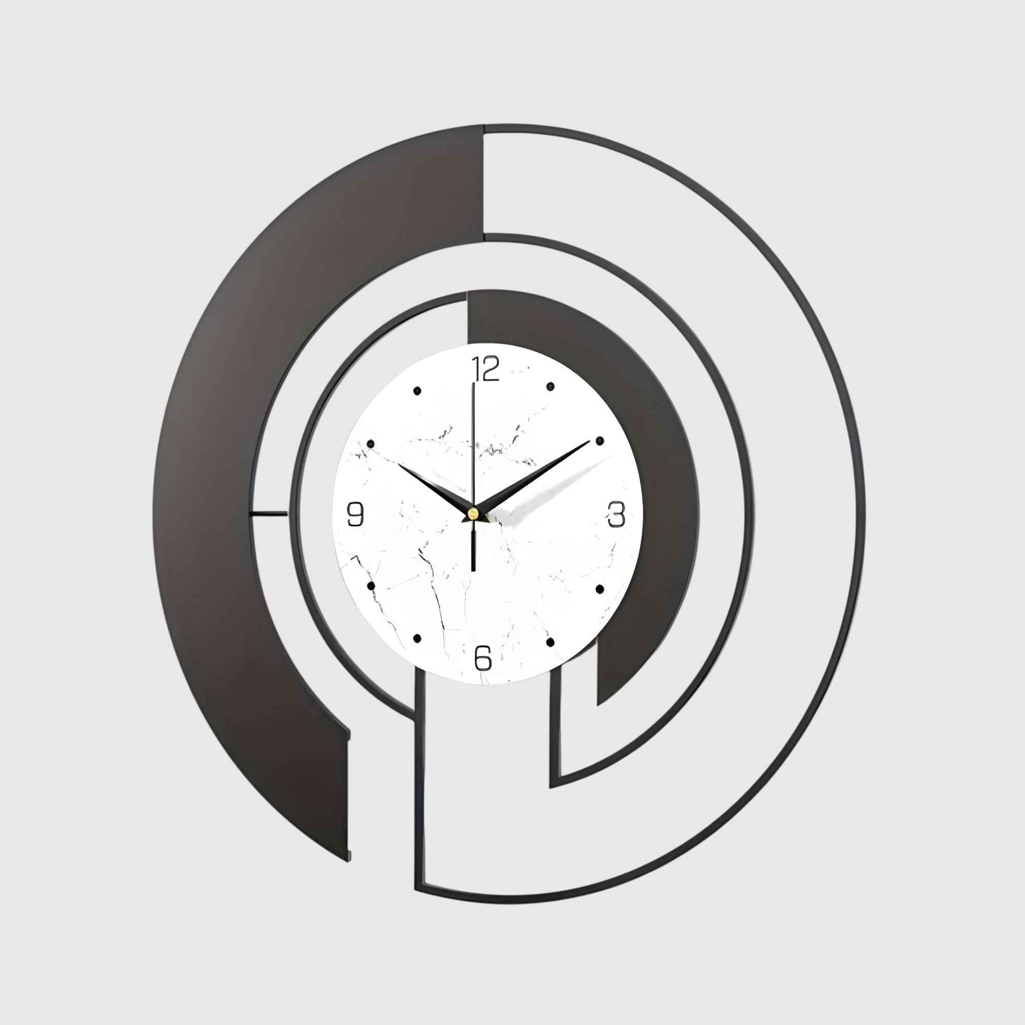 Horloges murales : Horloge Murale Silencieuse en Métal au Design dans de Marche Lino