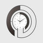 Horloge Murale Silencieuse en Métal au Design