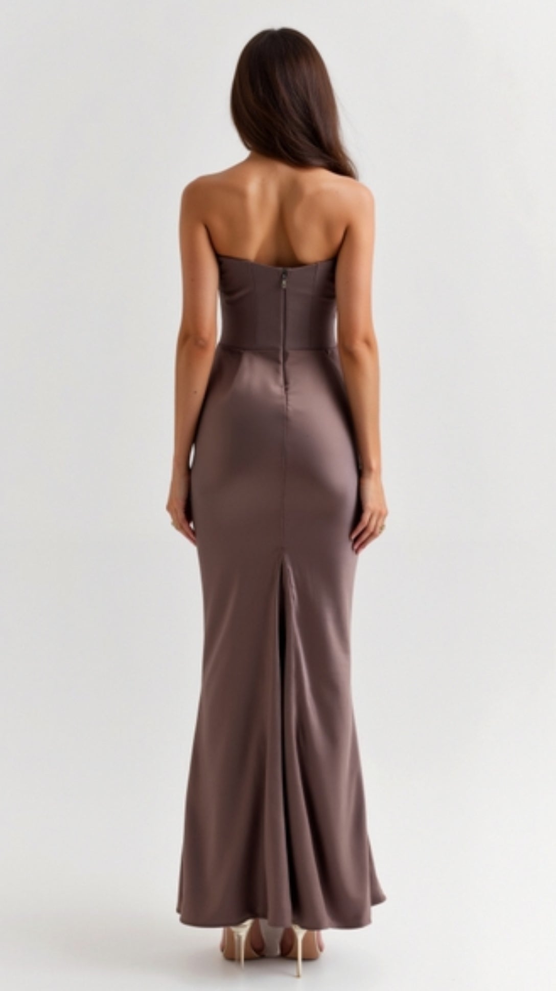 Robe Longue Fourreau Femme - Robe Élégante Invitée Mariage