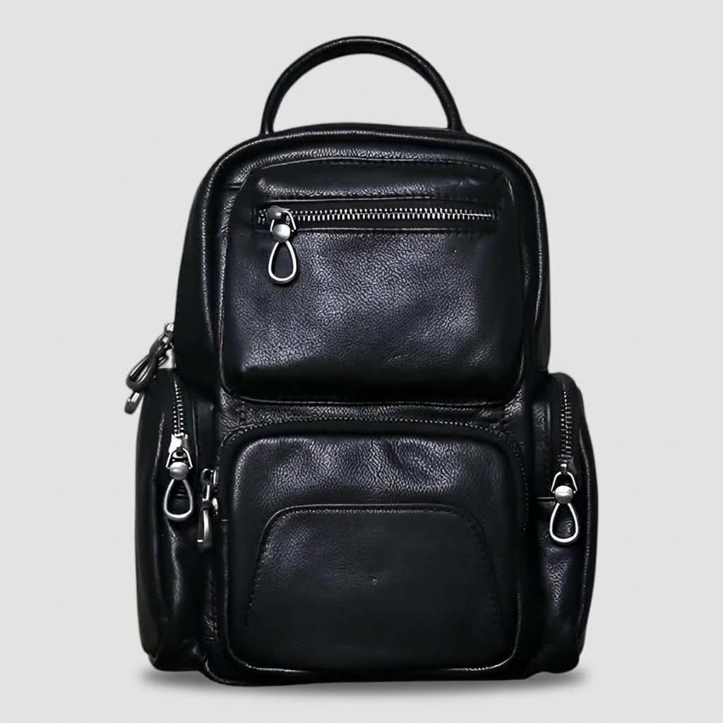 Bags : Sac Poitrine 2-en-1 Homme en Cuir et Sac à Dos dans de Roselva
