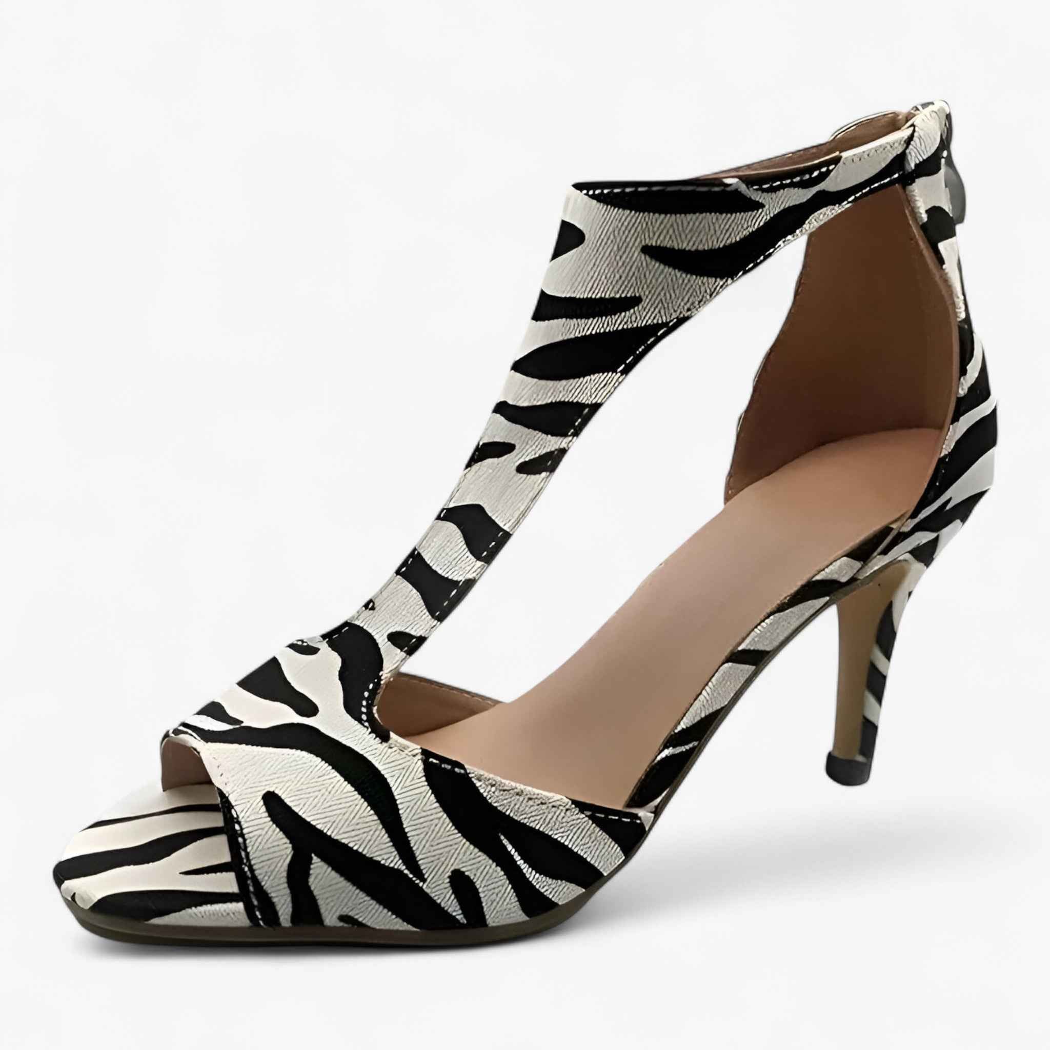 Heels : Escarpins Ouverts en Cuir pour Femme - Modernes et Confortables dans de Concept Odense