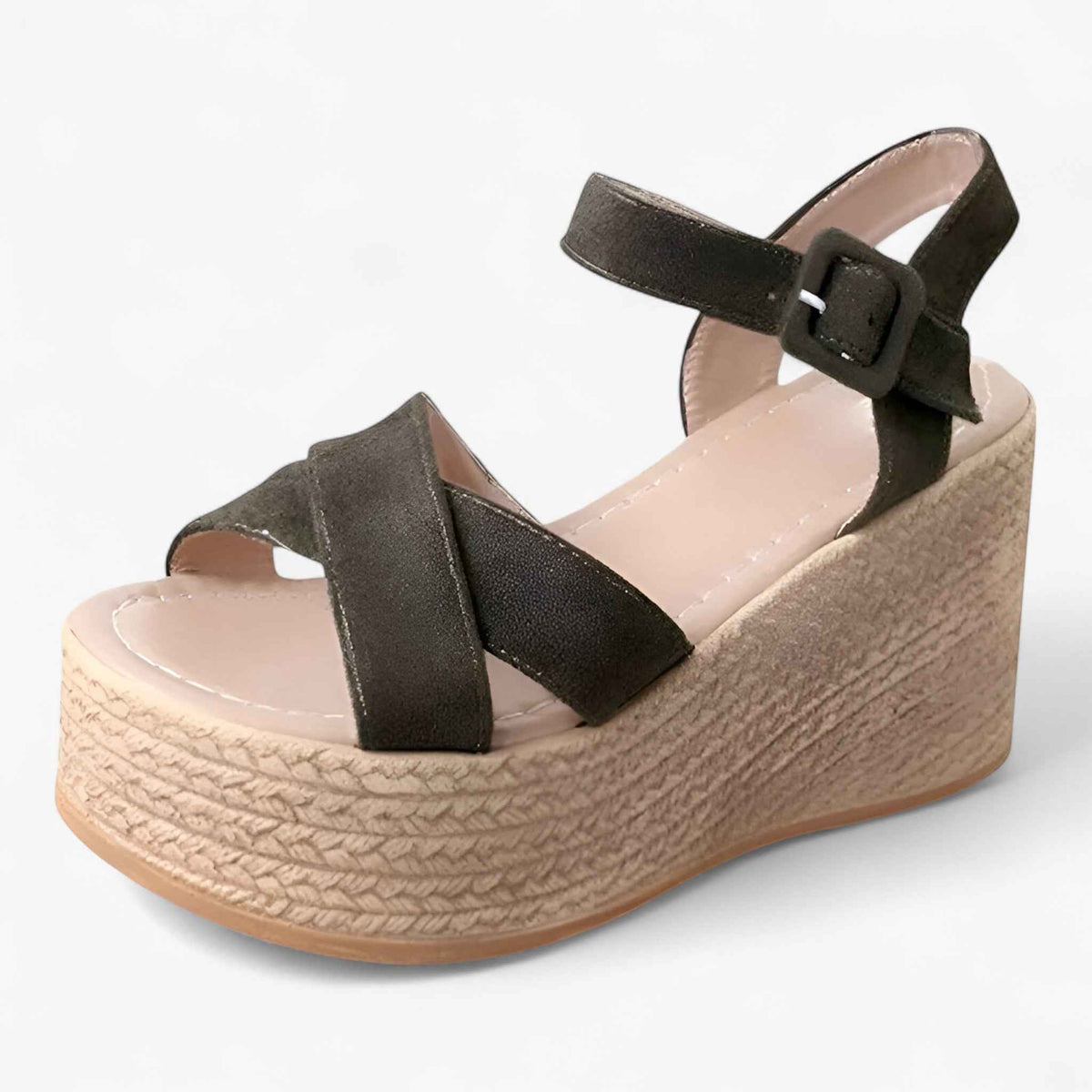 Sandals : Sandales compensées Iris : Chic, confortables et polyvalentes pour femme dans de Concept Odense