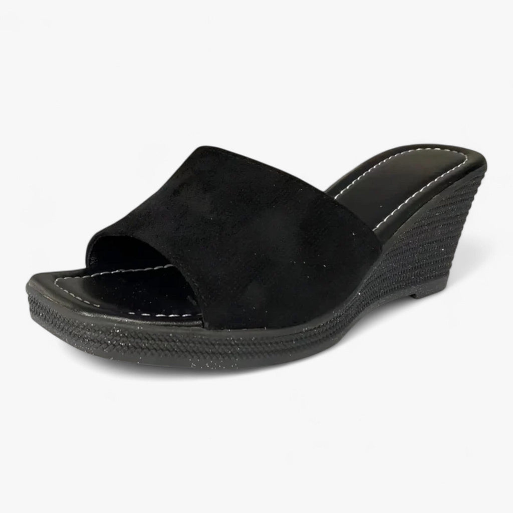 Lotte | Sandaler - Elegant Afslappethed og Komfort i Hverdagen - Sort - women's fashion - {{ product_tags }