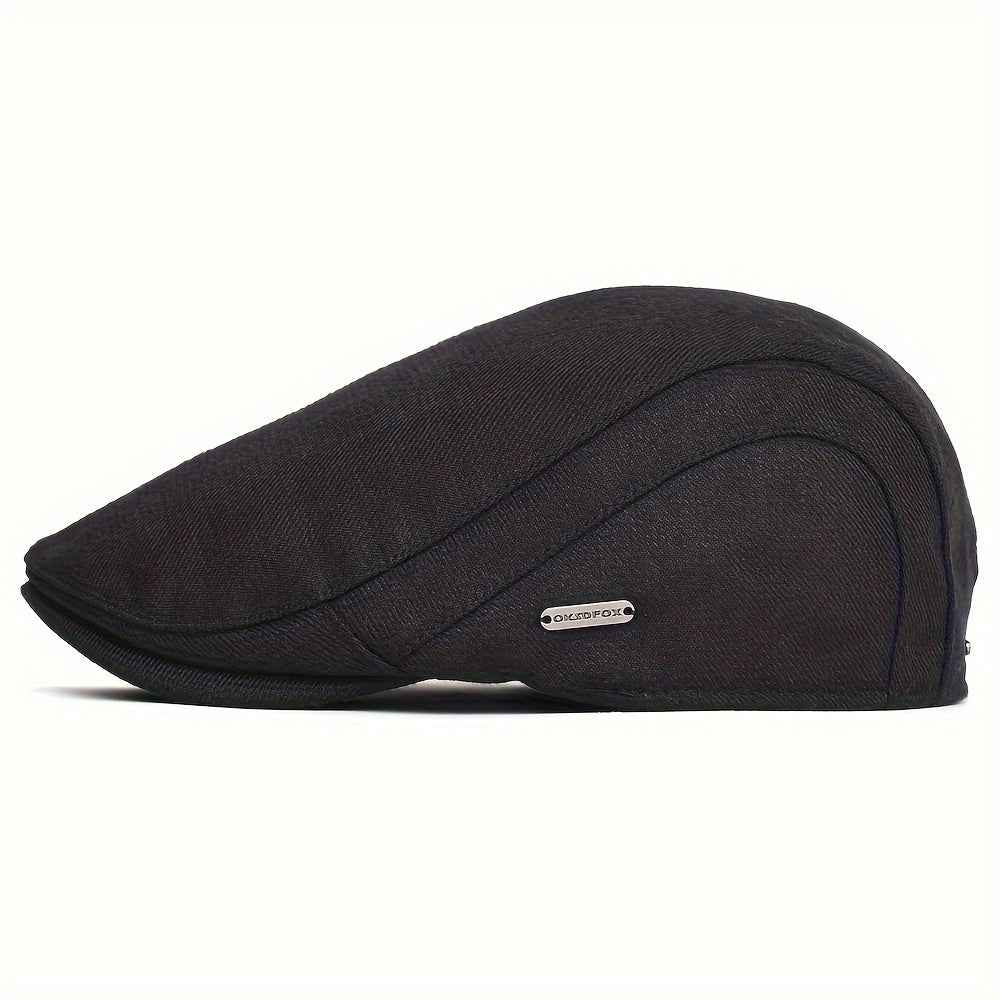 1 pièce de casquette newsboy chaude – style chauffeur de taxi et Gatsby, chapeau d'hiver vintage élégant