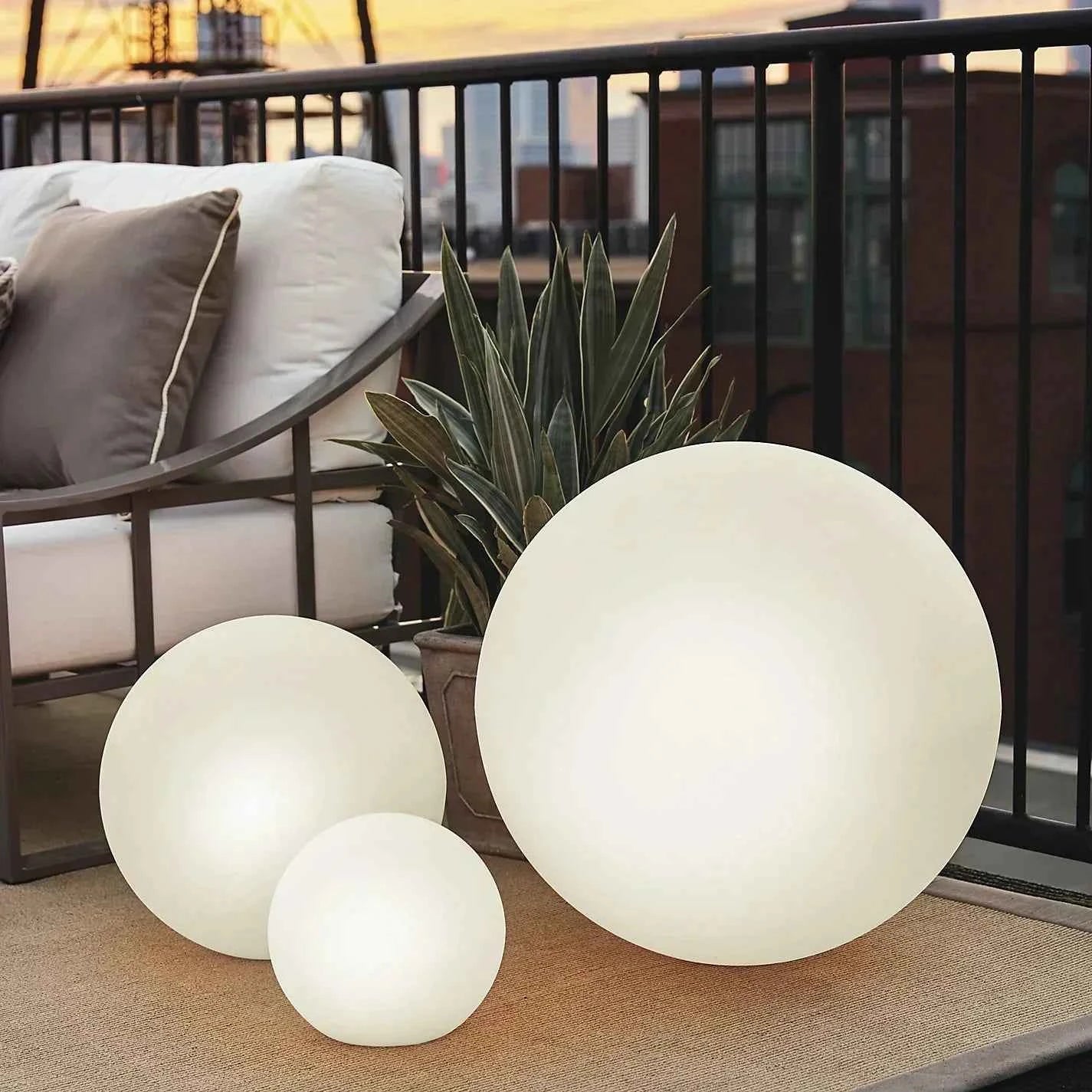 Gartner | Éclairage de jardin sphérique – Éclairage extérieur élégant et économe en énergie pour le jardin