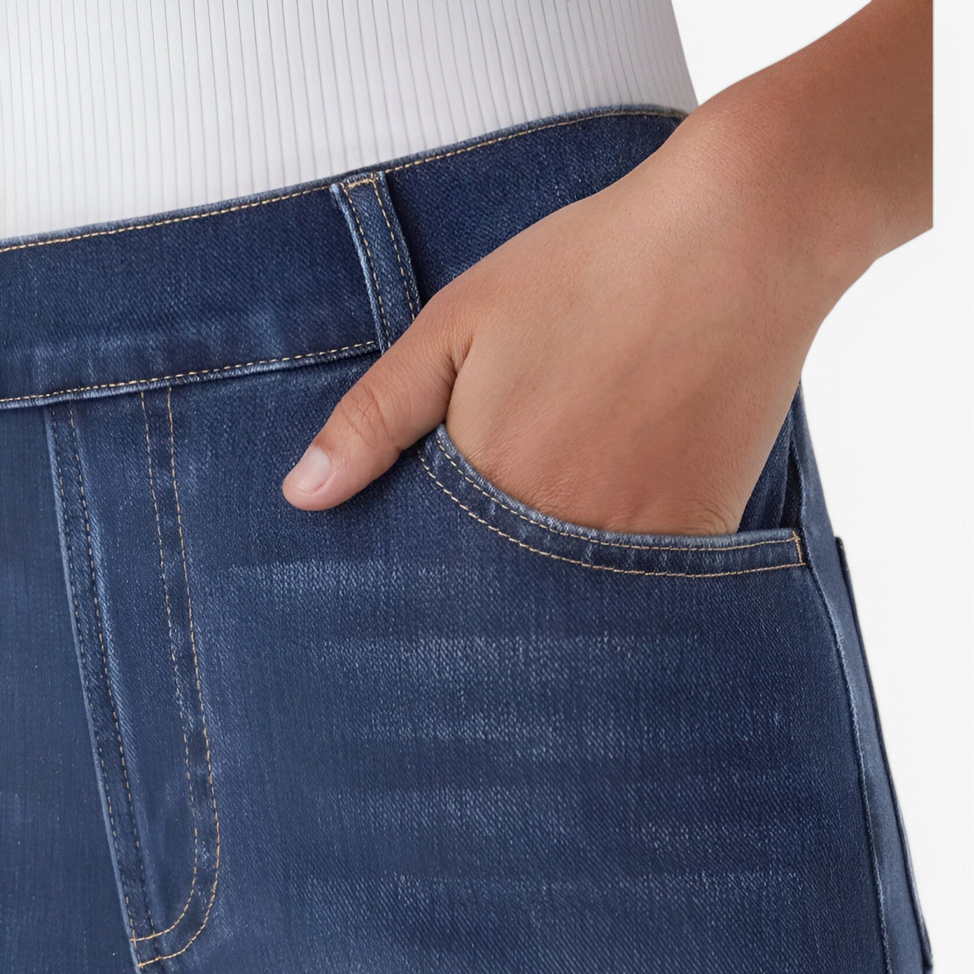 Pants : Pantalon taille haute - Élastiques et Confortables Homme dans de Marche Lino