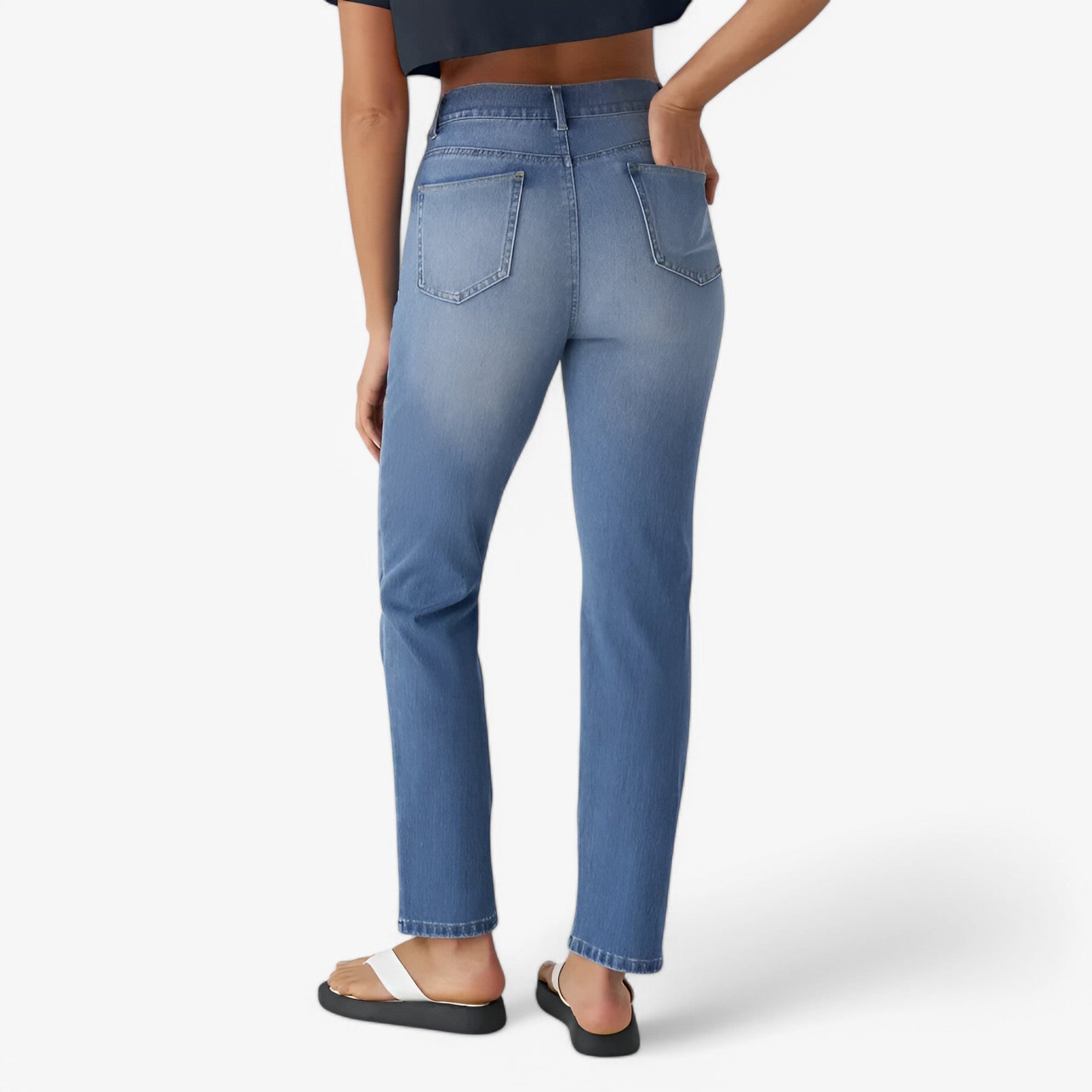 Pantalon taille haute - Extensible et Confortable