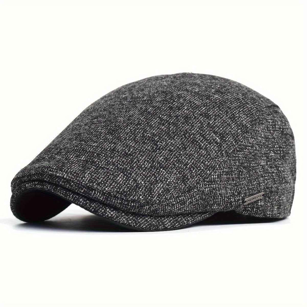 1 pièce de casquette newsboy chaude – style chauffeur de taxi et Gatsby, chapeau d'hiver vintage élégant