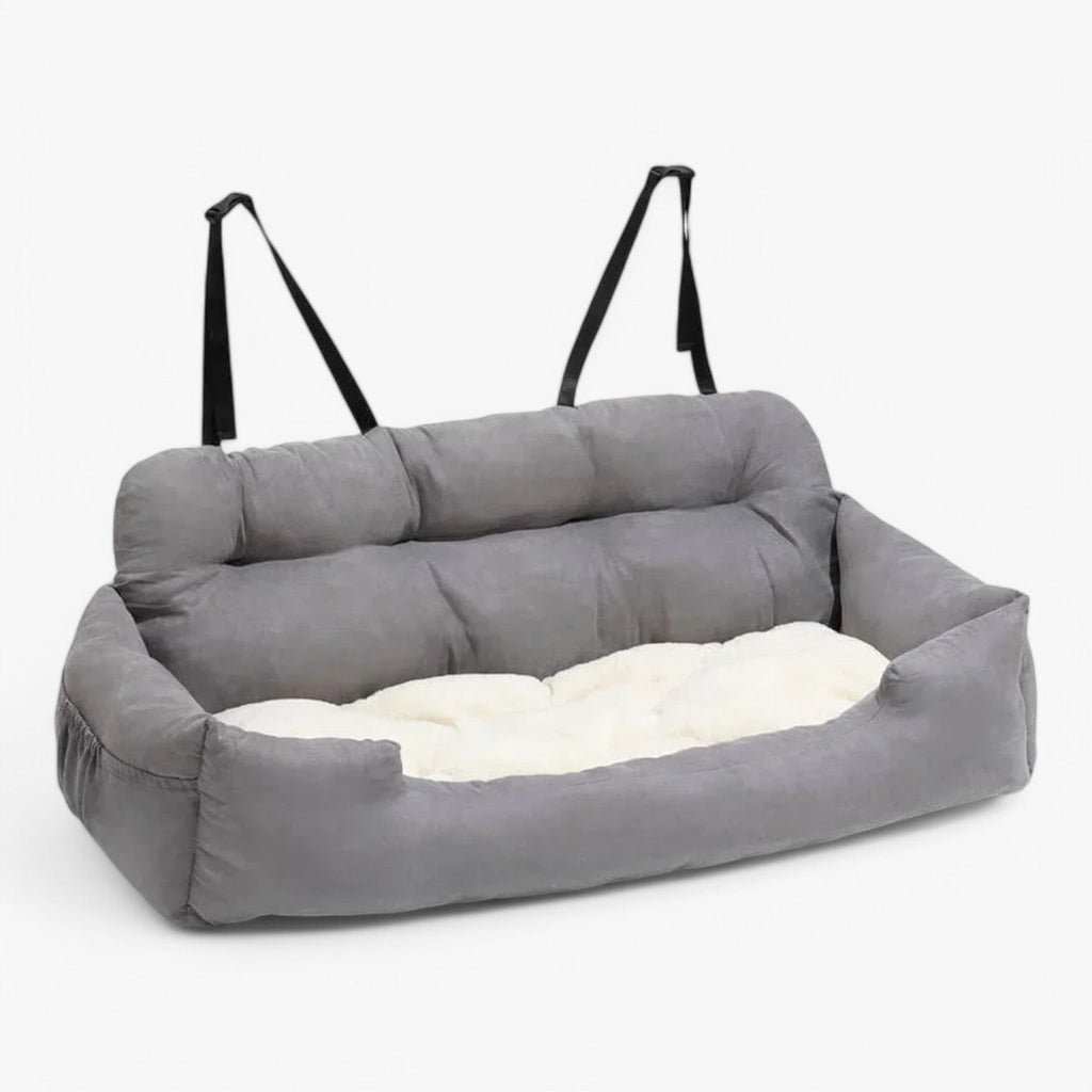 Lit de luxe pour chien pour voiture Cozyride - Vert militaire