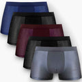 Boxers Bambou pour Hommes (lot de 10) Noir/Gris - Respirant, Confortable & Hypoallergénique