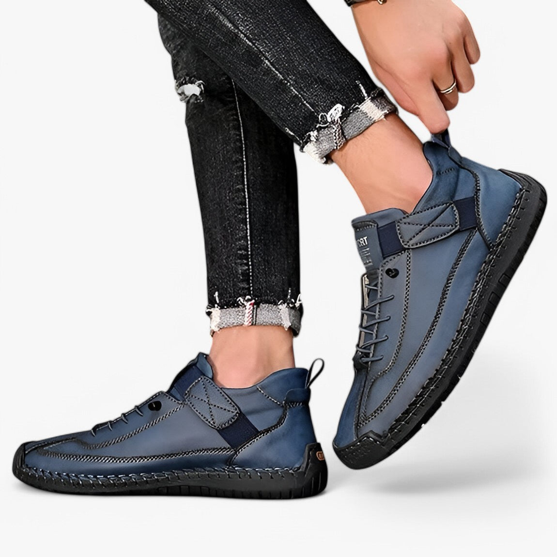 shoes : Orion | Chaussures Souples - Adhérentes et Agréables à Porter dans Bleu de E-commerce L.R