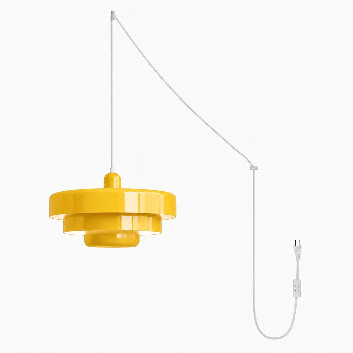 Suspension Bauhaus Rétro à Brancher - Multicolore