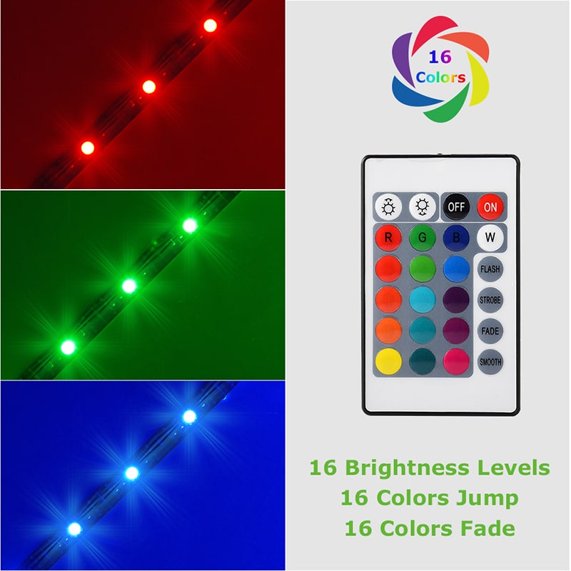 LED Strip Light : Bandeau LED Rétroéclairage TV – 16 Couleurs, USB dans de Marche Lino