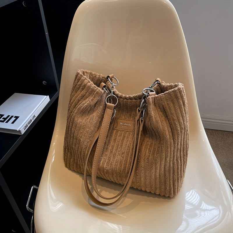 S.F.Y. || Modieuze Corduroy Kettingtas