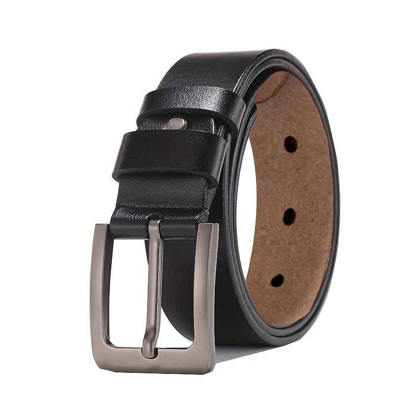 Belt : Sangle en Cuir de Bœuf Véritable Marron - Robuste et Durable pour Homme et Femme dans Noir de Marche Lino