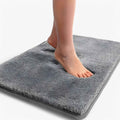 Tapis de Bain Luxe Épais et Doux en Laine, Absorbant et Confortable
