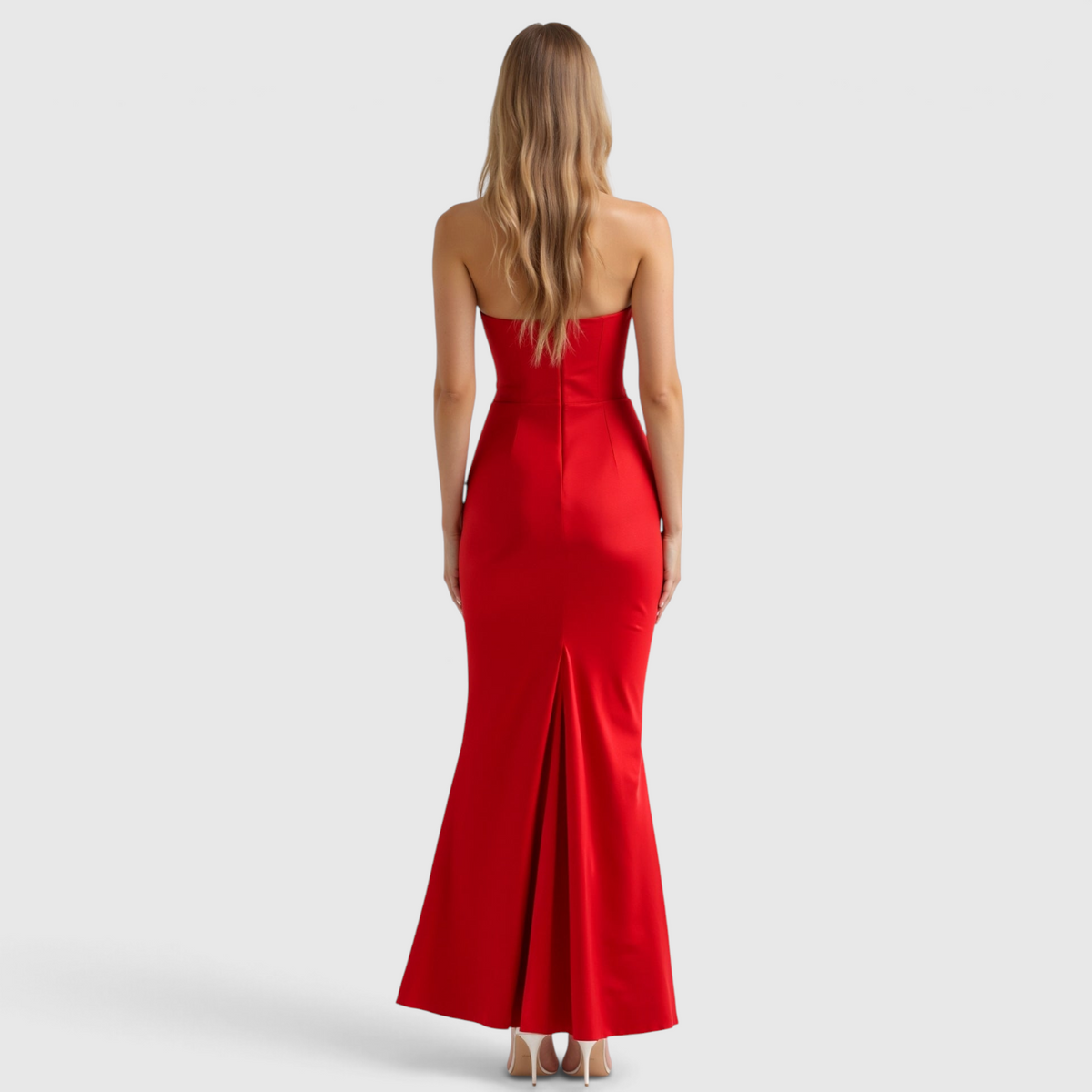 Robe Longue Fourreau pour Femme - Robe Élégante d'Invitée de Mariage