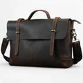 Sac pour ordinateur portable en cuir Or Homme