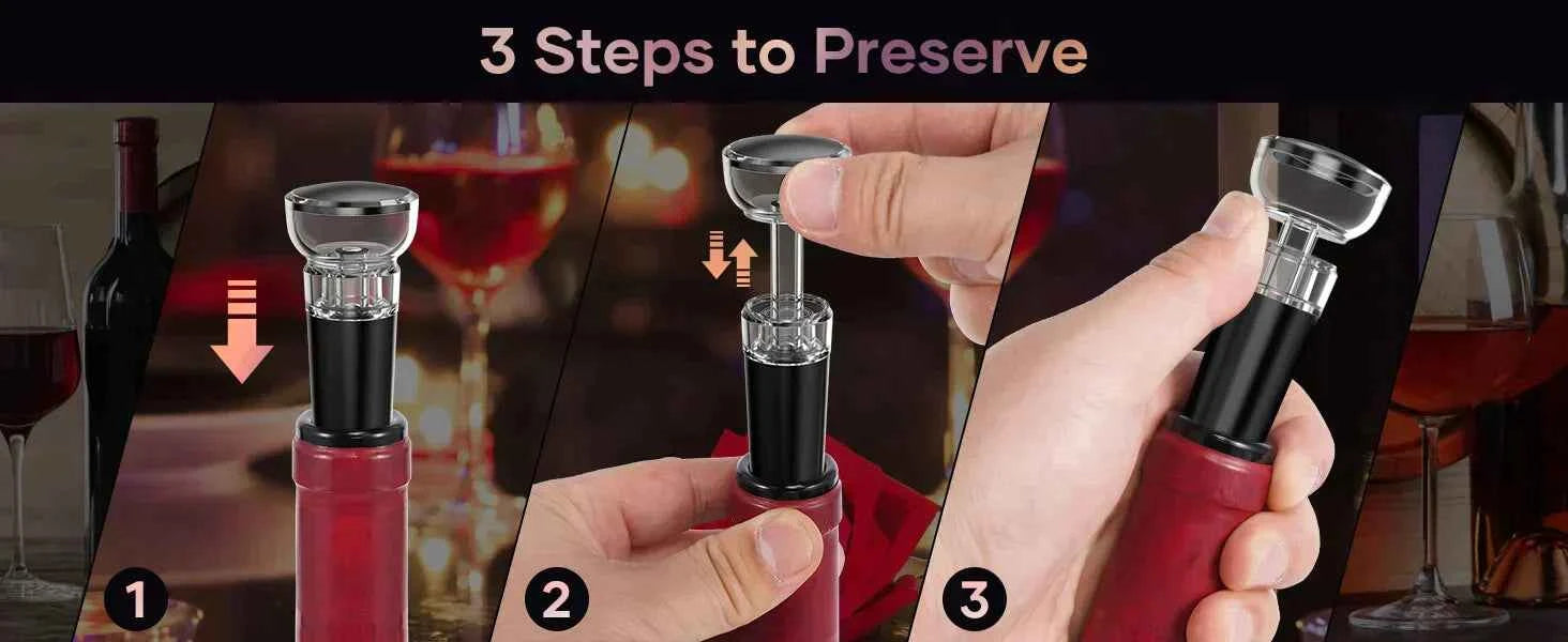CorkScrew™ Ouvre-bouteille électrique – Ouverture rapide et facile du vin