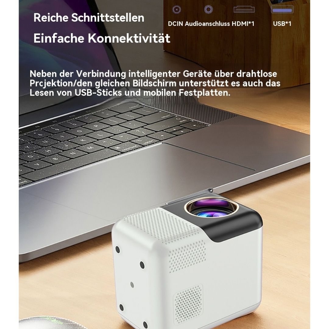 Mini Projecteur HD Home Cinéma - Portable