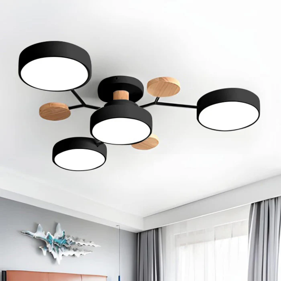 Ceiling Light : Plafonnier LED Rond Moderne dans de Marche Lino