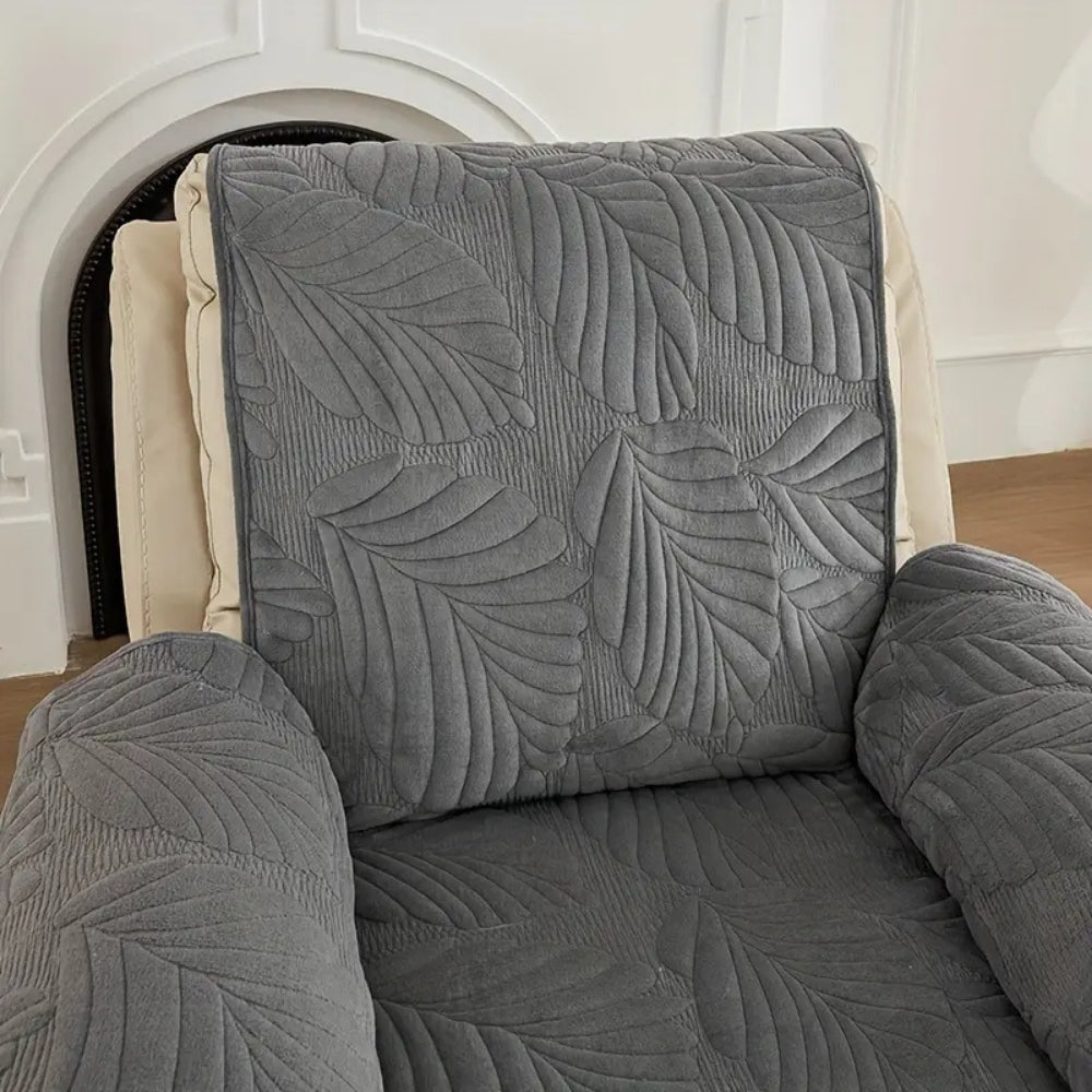 Housse relax universelle, motif feuilles, protection élégante
