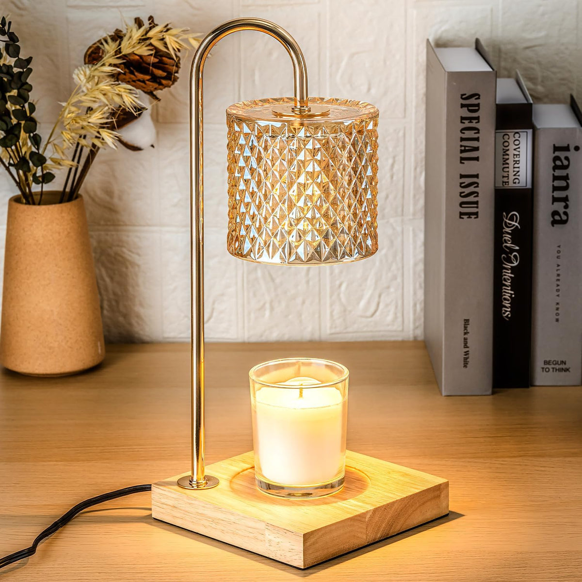Lampe Chauffe-Bougie : Lampe Chauffe-Bougie – Fondoir à Cire Sans Flamme dans de Marche Lino