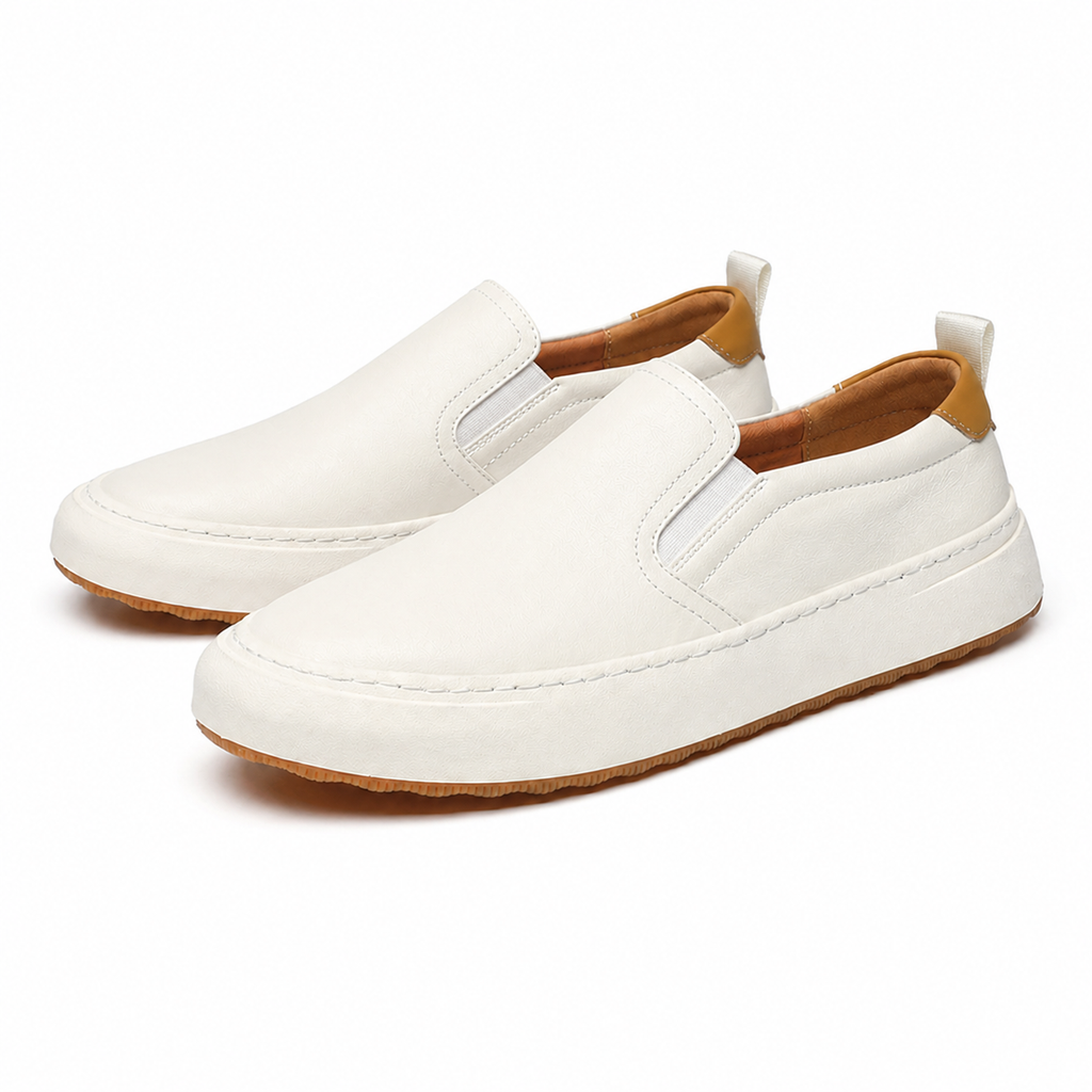 : Mocassin homme cuir - Style estival et confort respirant dans de Marche Lino