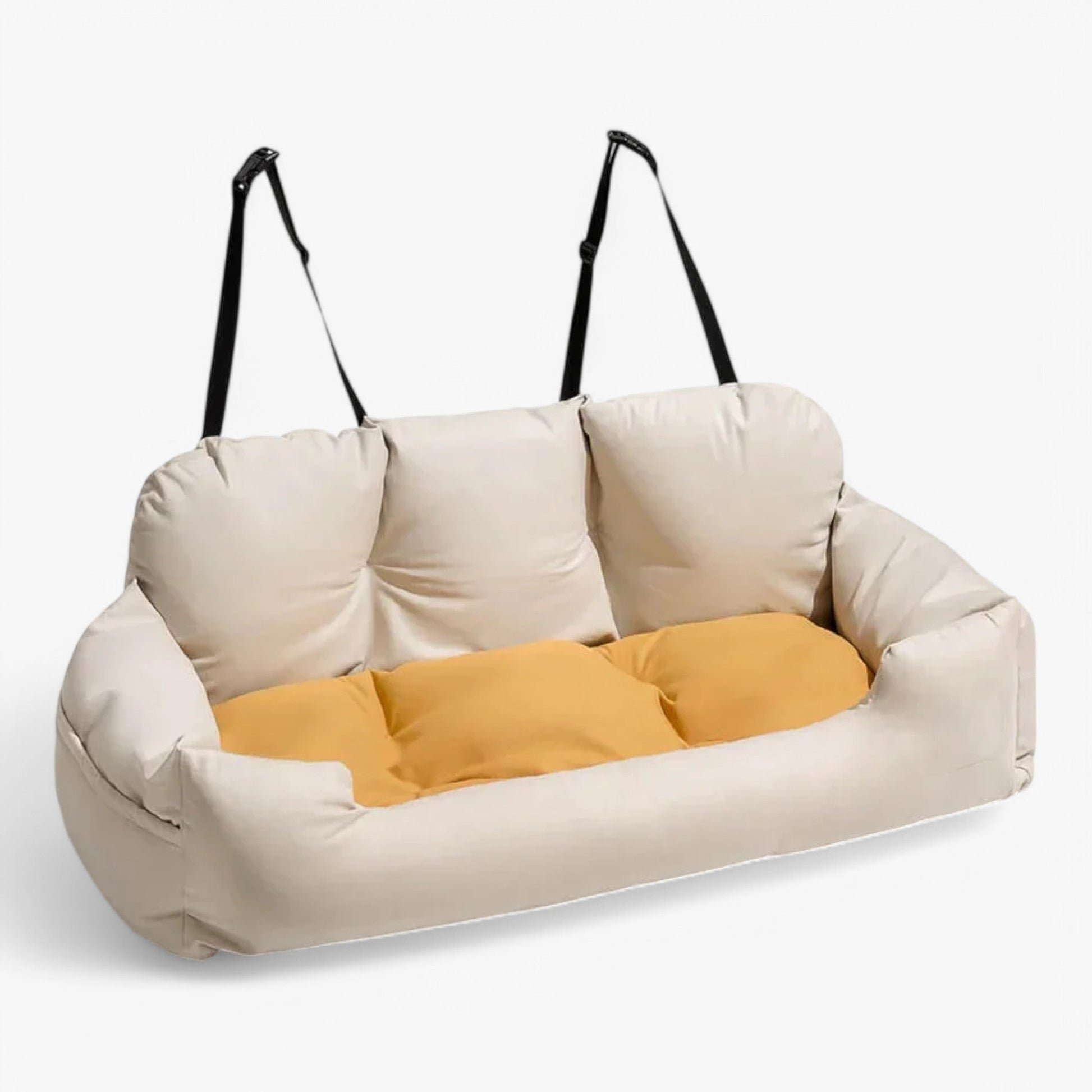 Lit de luxe pour chien pour voiture Cozyride - Vert militaire