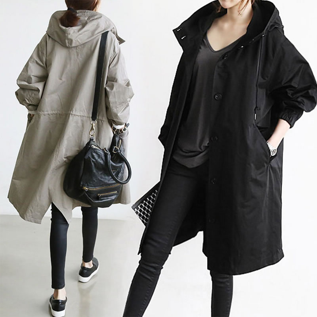 Trench Imperméable Long pour Femme