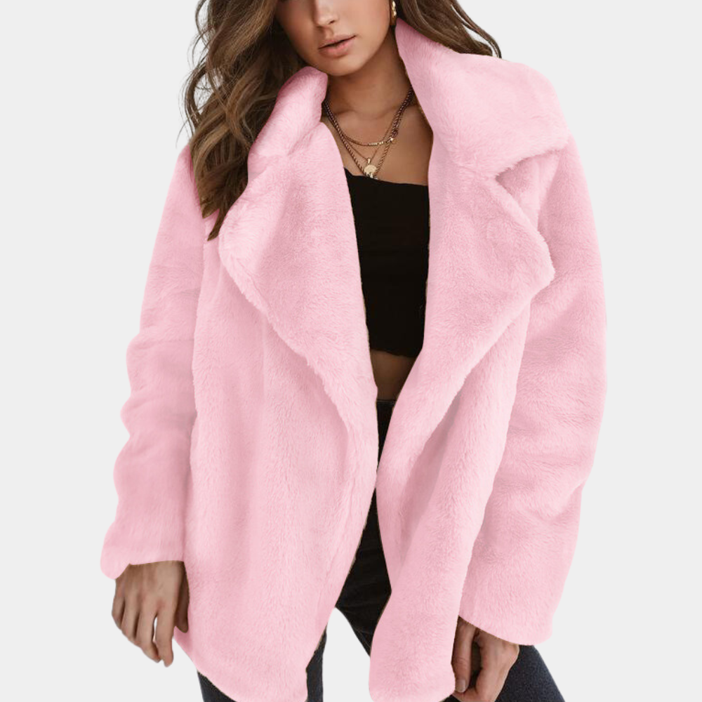 Coat : Manteau d'hiver chic et douillet pour femme, pour un look saisonnier élégant dans de Marche Lino