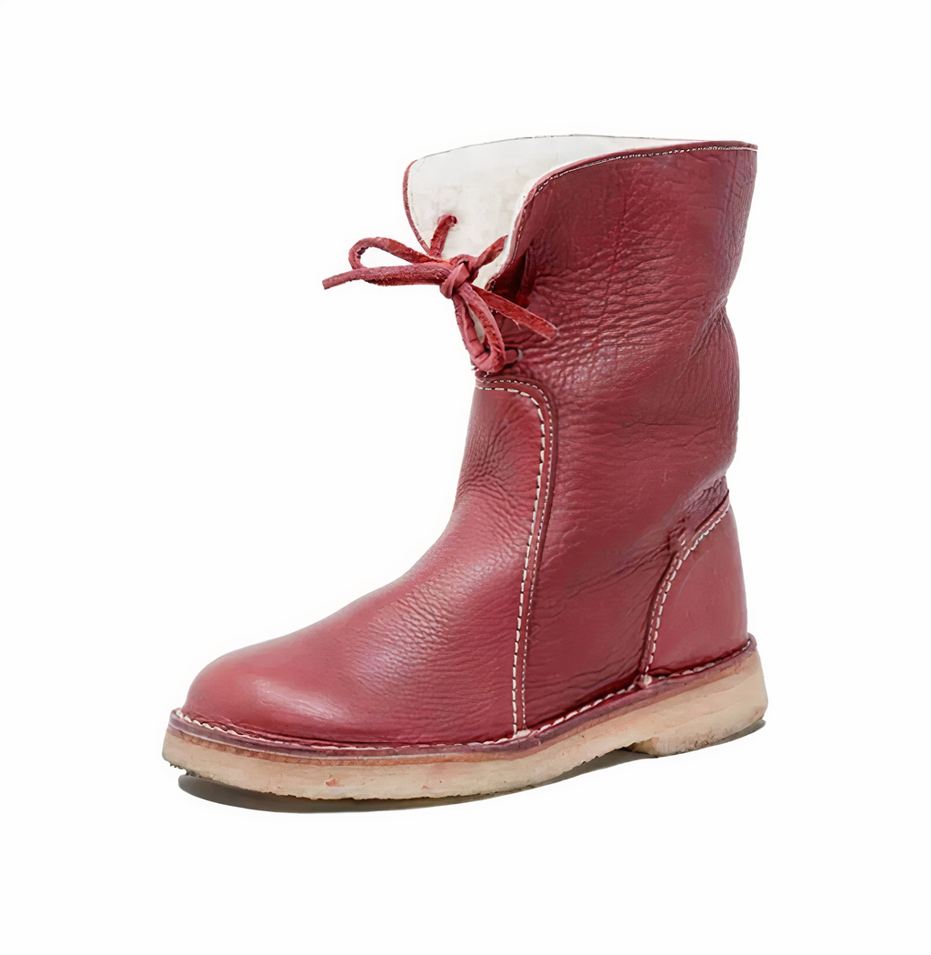 Bottes mi-mollet en cuir décontractées et chics pour femme, pour un style et un confort quotidiens