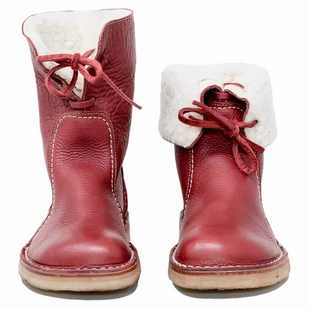 Bottes mi-mollet en cuir décontractées et chics pour femme, pour un style et un confort quotidiens