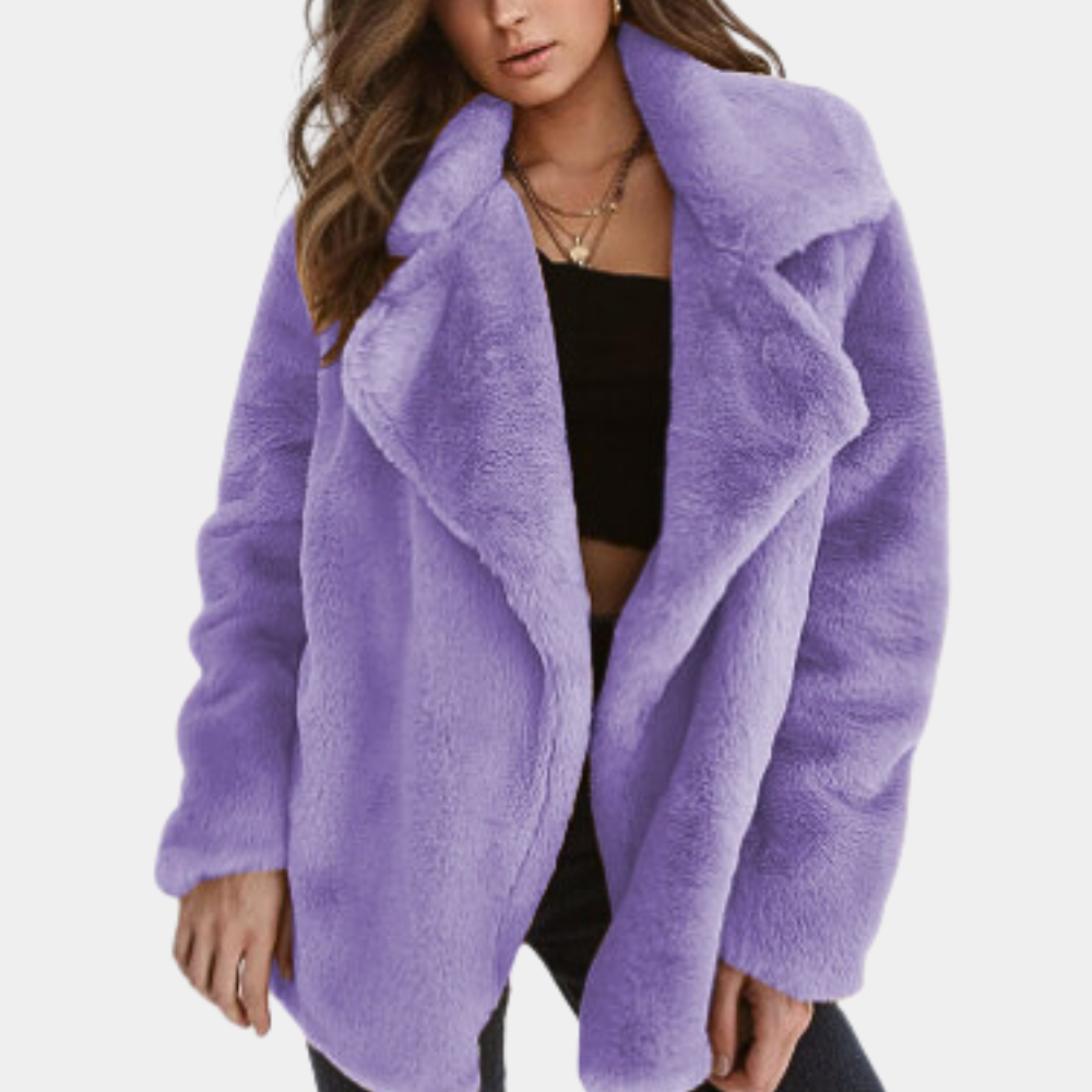Coat : Manteau d'hiver chic et douillet pour femme, pour un look saisonnier élégant dans de Marche Lino