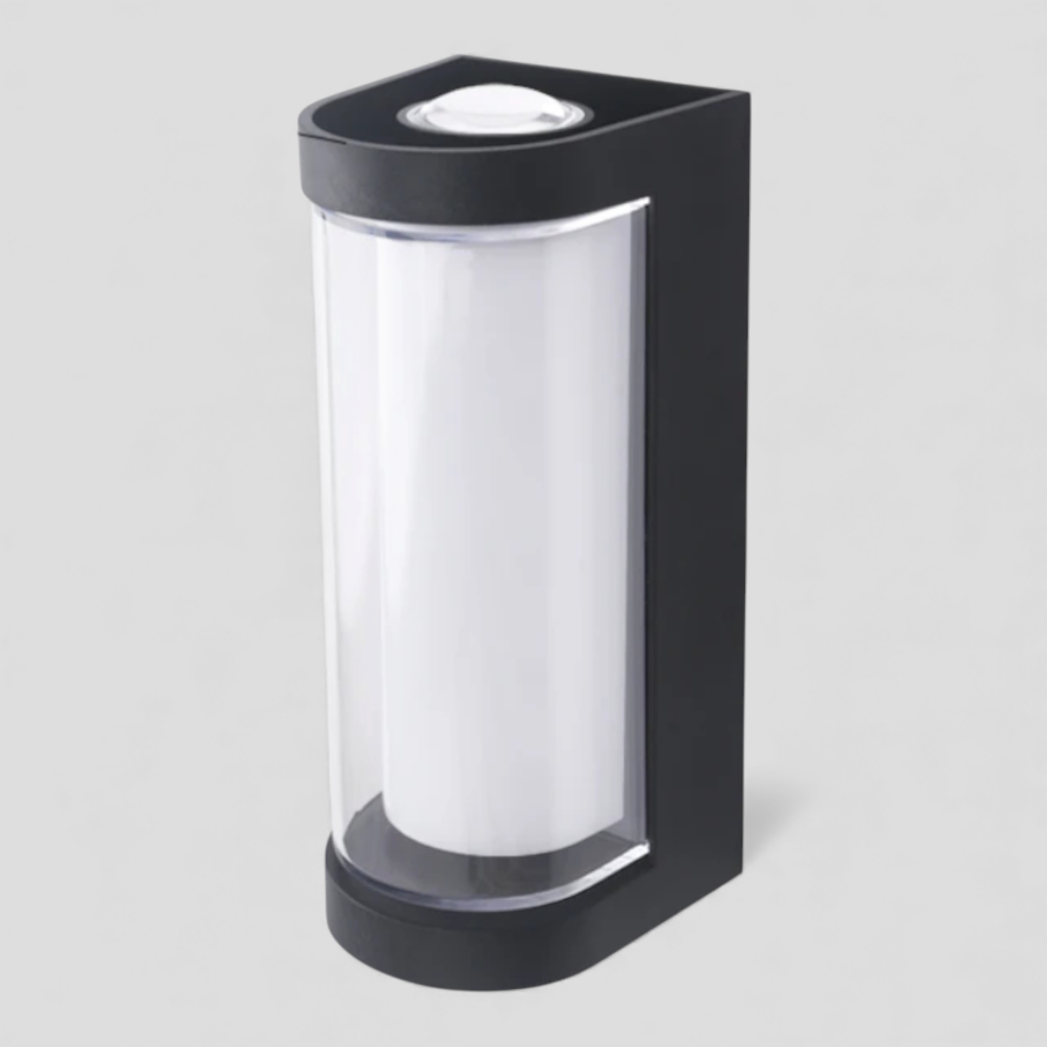 Appliques murales : Applique Murale LED Moderne Aluminium Noir dans de Marche Lino