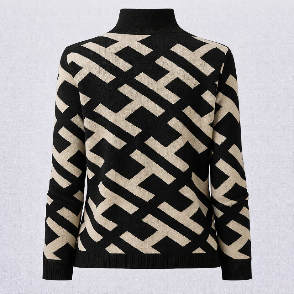 Pull Femme en Tricot Doux Denim Mode Féminine