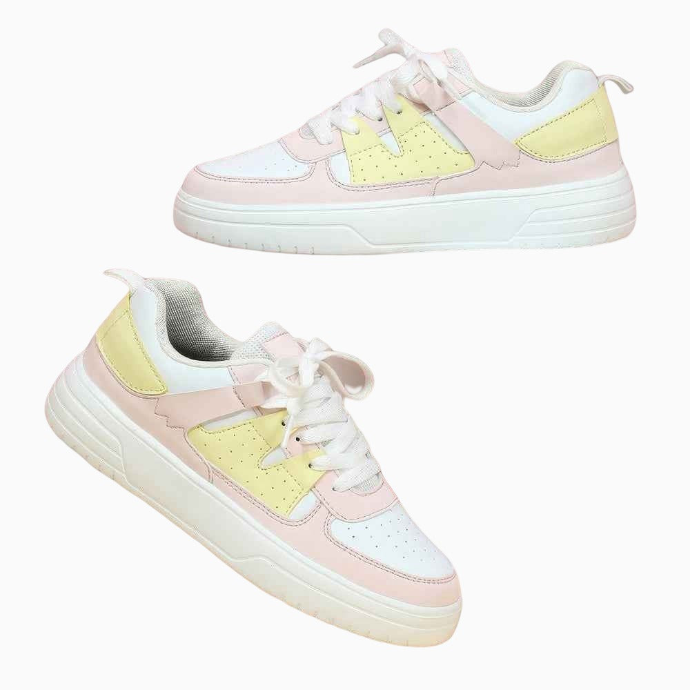 Baskets Femme Jaune