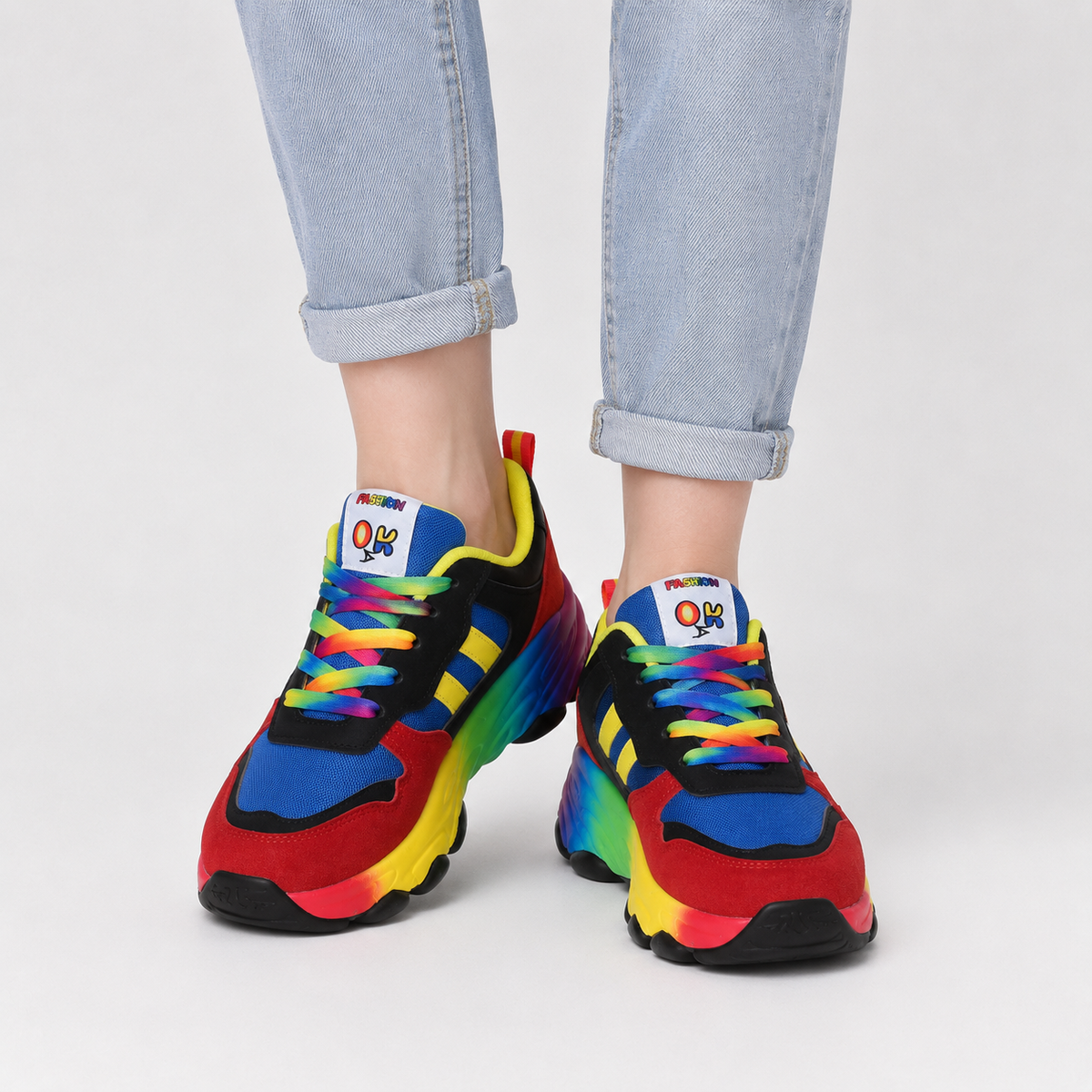 Sneakers : Baskets Femme Romy Orthopédiques Légères & Confortables – Semelle Absorbante Choc dans de Marche Lino