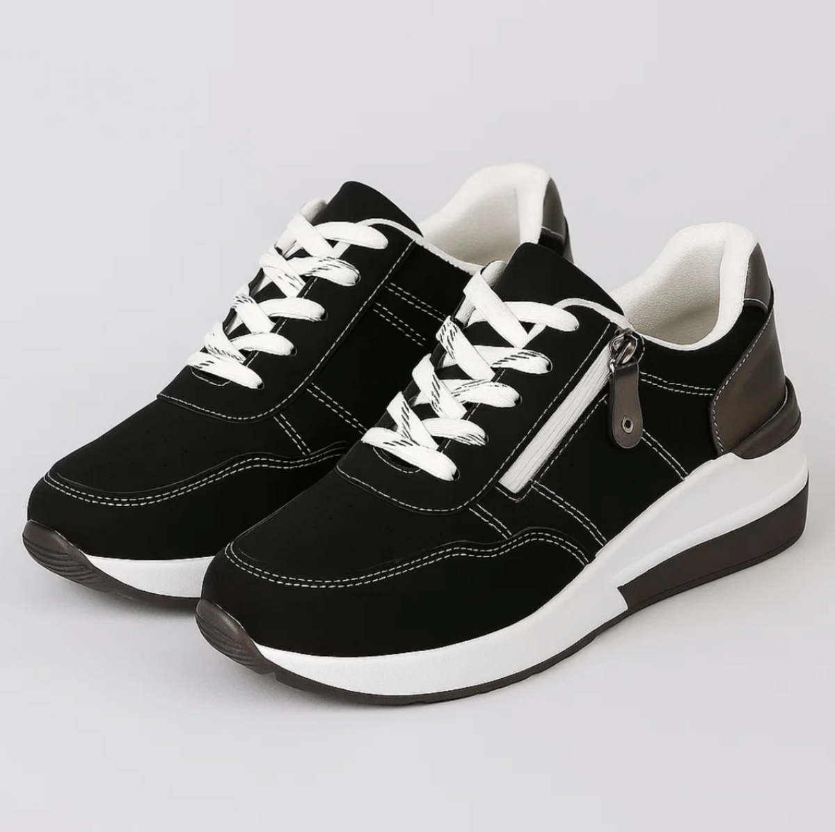 Chaussures de sport : Baskets Femme Tendance Confortables en Denim dans de Marche Lino