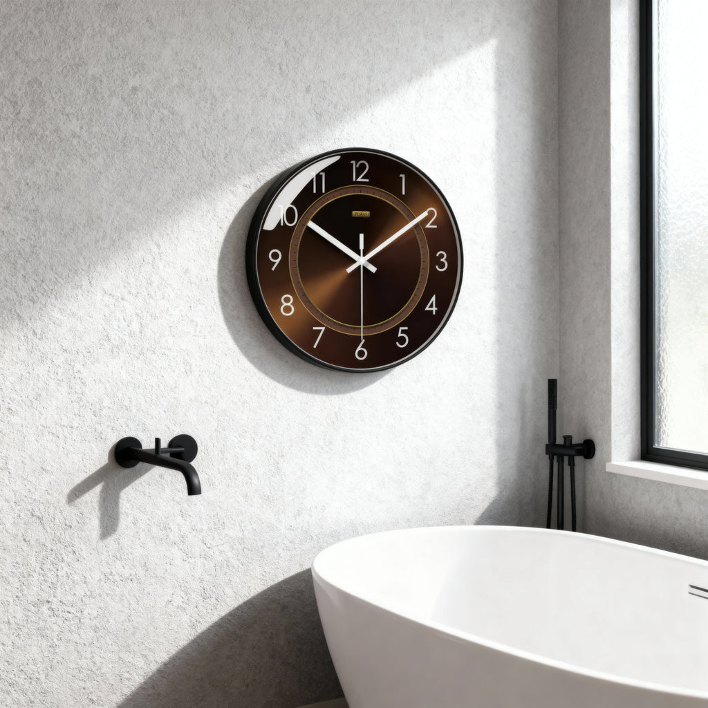Horloge Murale Design en Verre